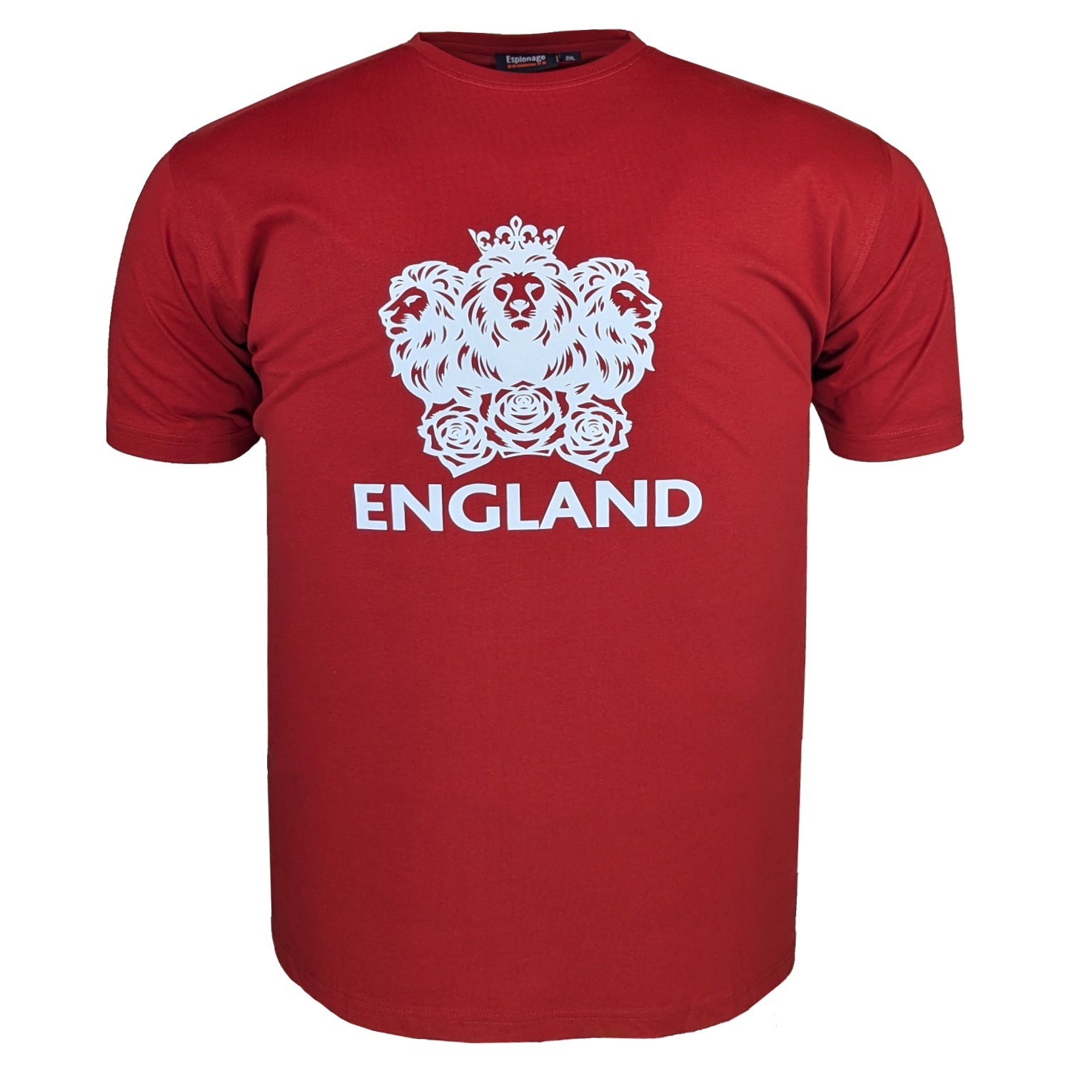 Espionage England T-Shirt - Dark Red 1