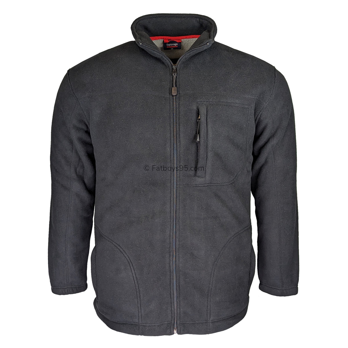 Espionage Full Zip Fleece - FL014 - Black 1