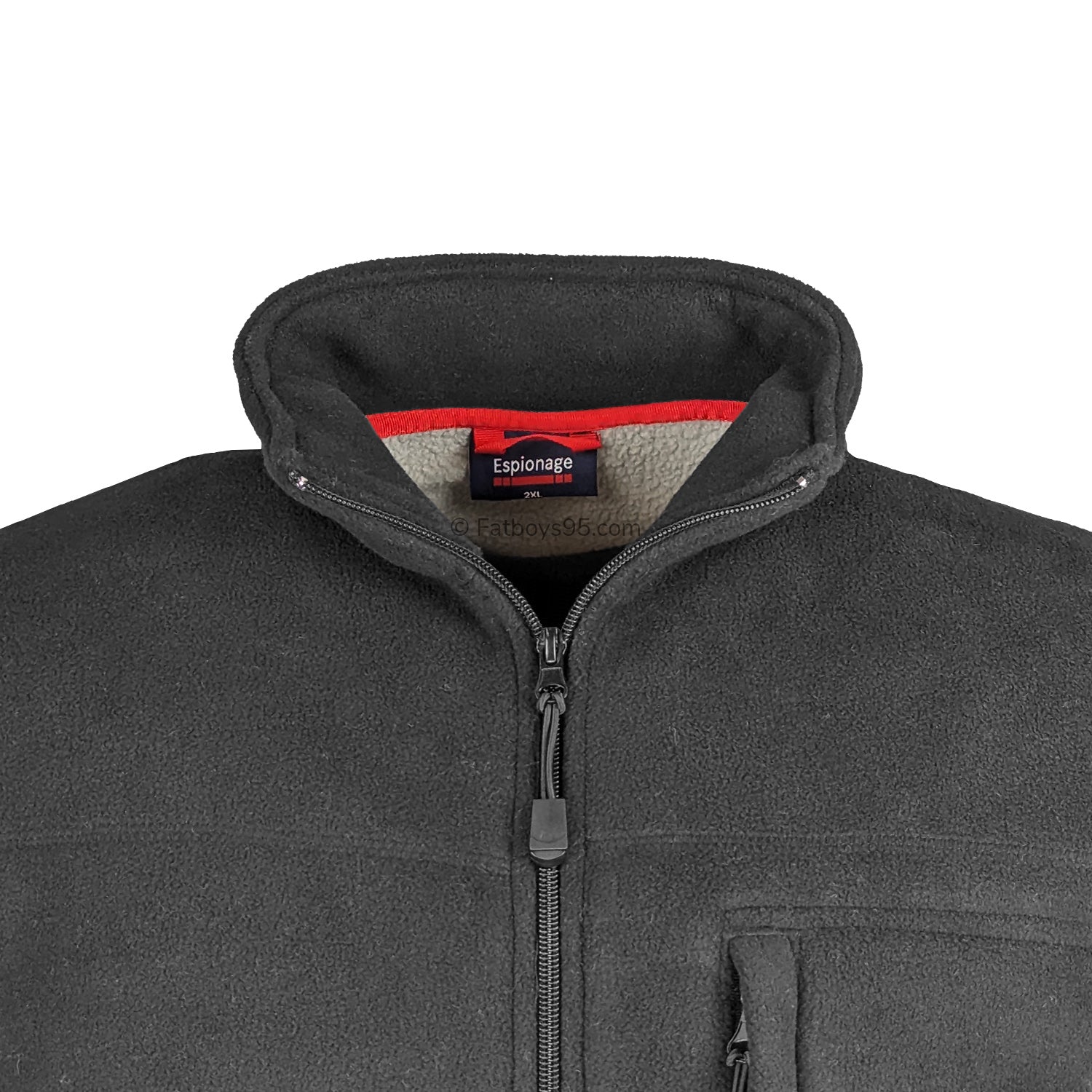 Espionage Full Zip Fleece - FL014 - Black 2