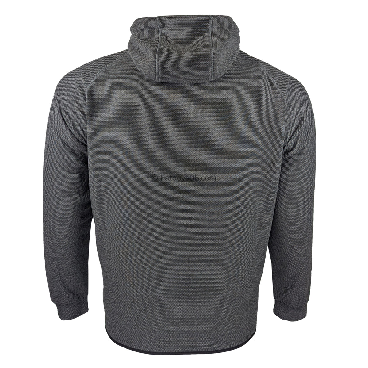 Espionage Textured 1/4 Zip Hoody - FL036 - Charcoal 4