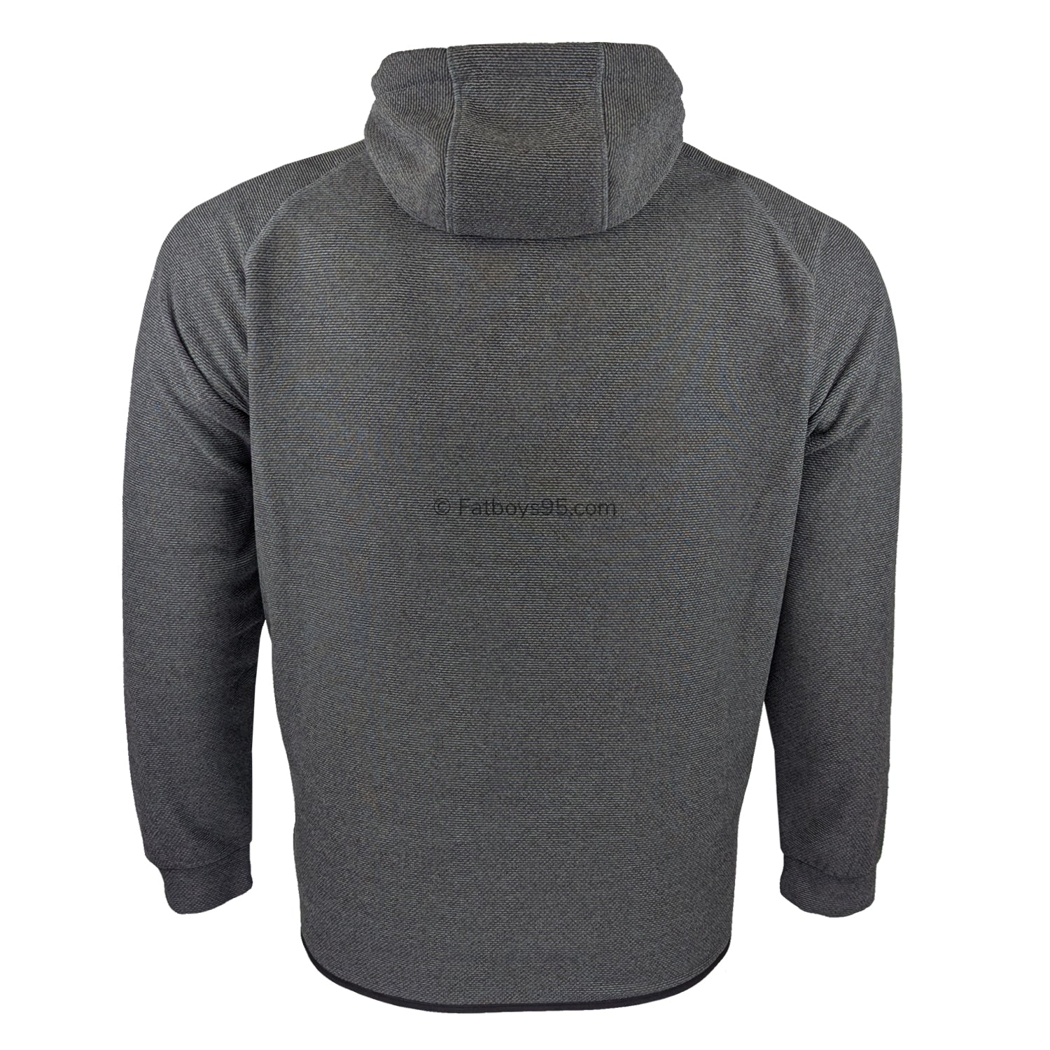 Espionage Textured 1/4 Zip Hoody - FL036 - Charcoal 4