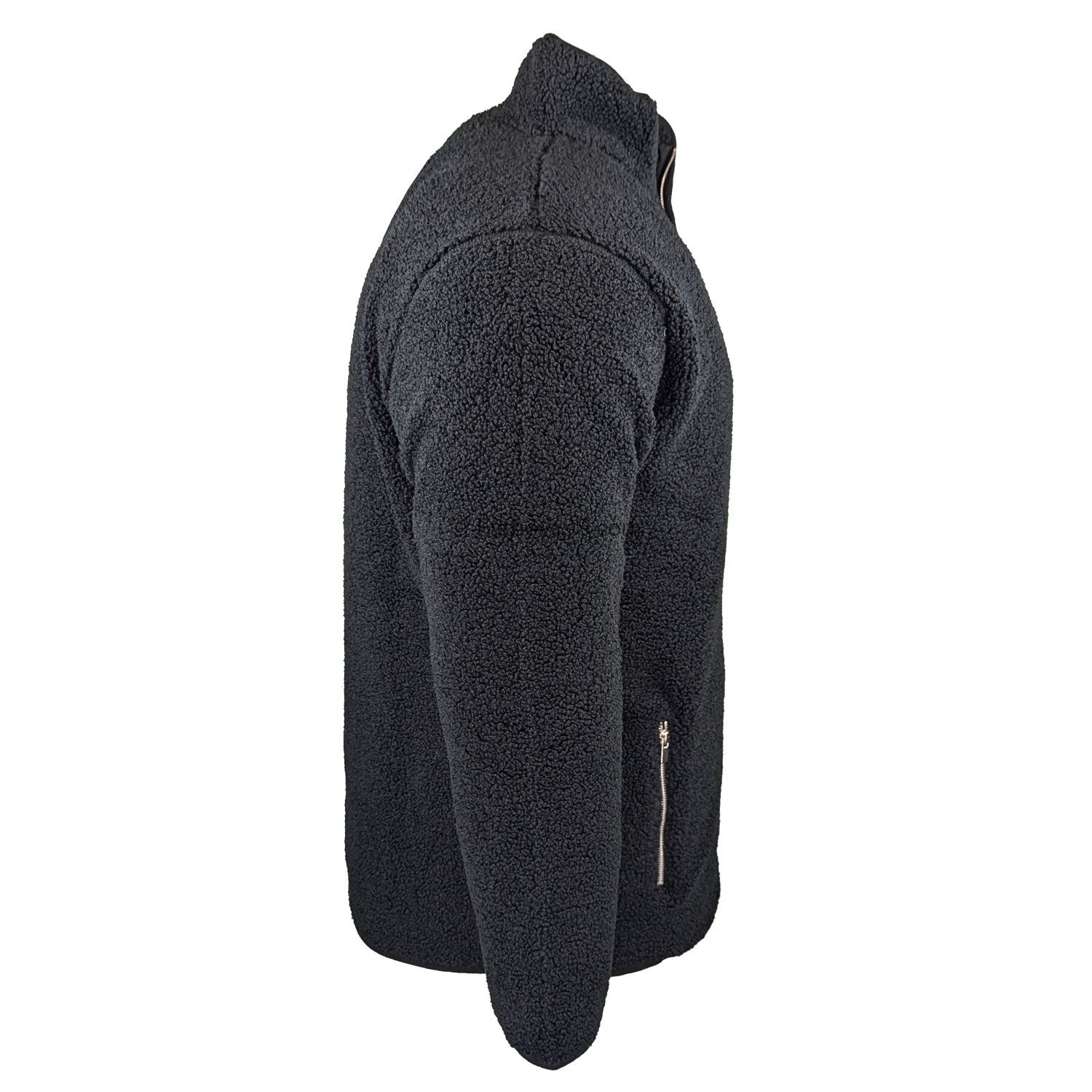 Espionage Sherpa Fleece Jacket - FL043 - Black 5