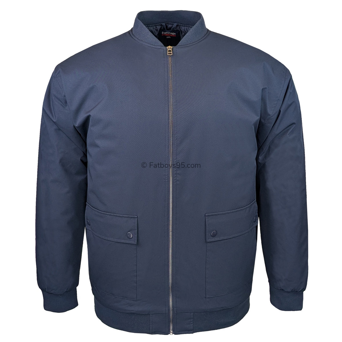 Espionage Padded Oxford Jacket - JT125 - Navy 1