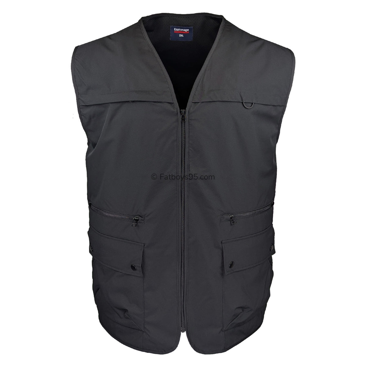 Espionage Utility Gilet - JT126 - Black 1