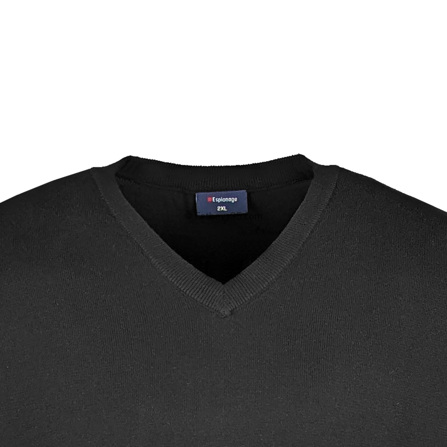 Espionage V Neck Sleeveless Pullover - KW012 - Black 2