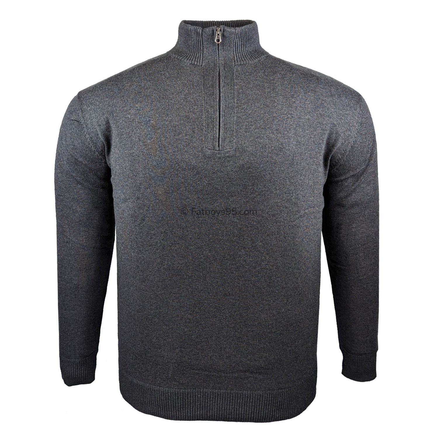 Espionage Quarter Zip Jumper - KW028 - Charcoal 1