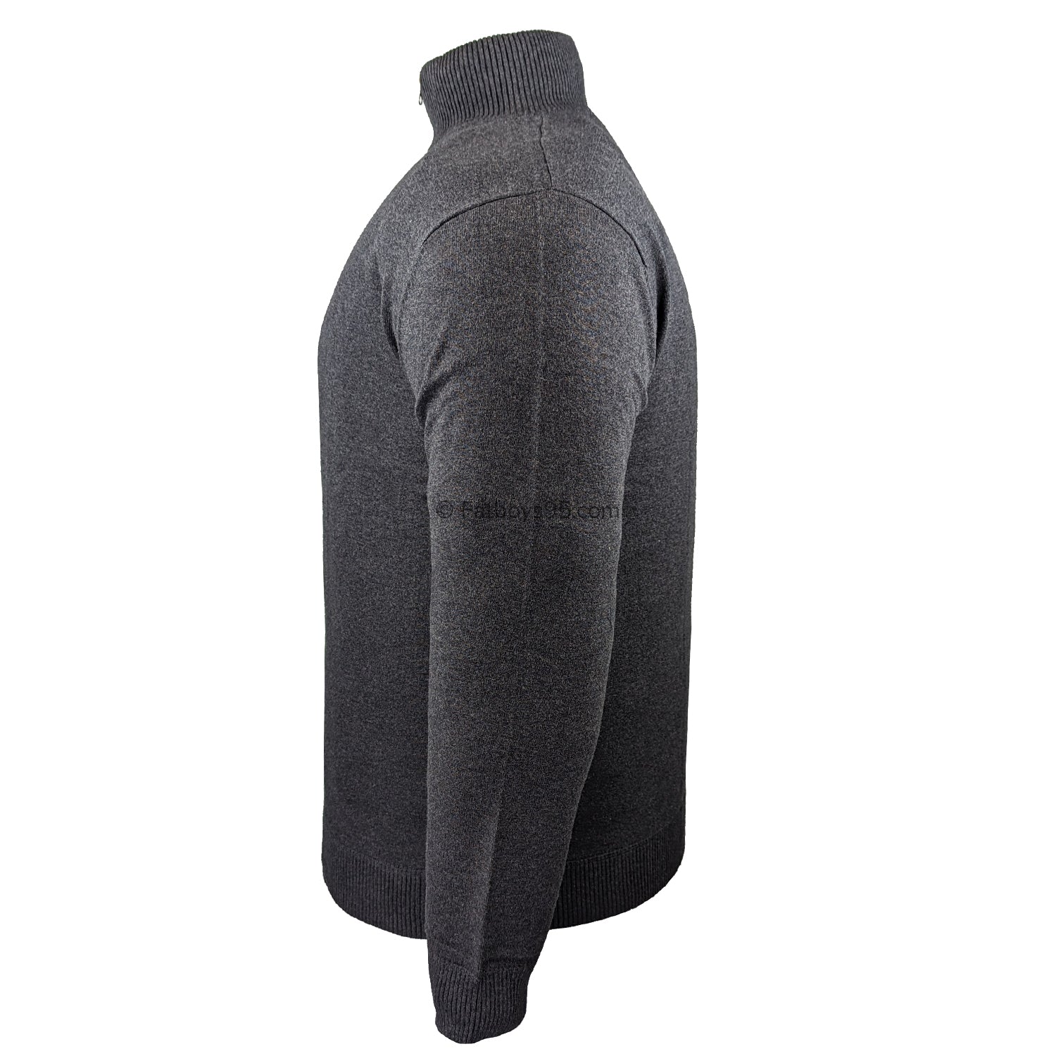 Espionage Quarter Zip Jumper - KW028 - Charcoal 3