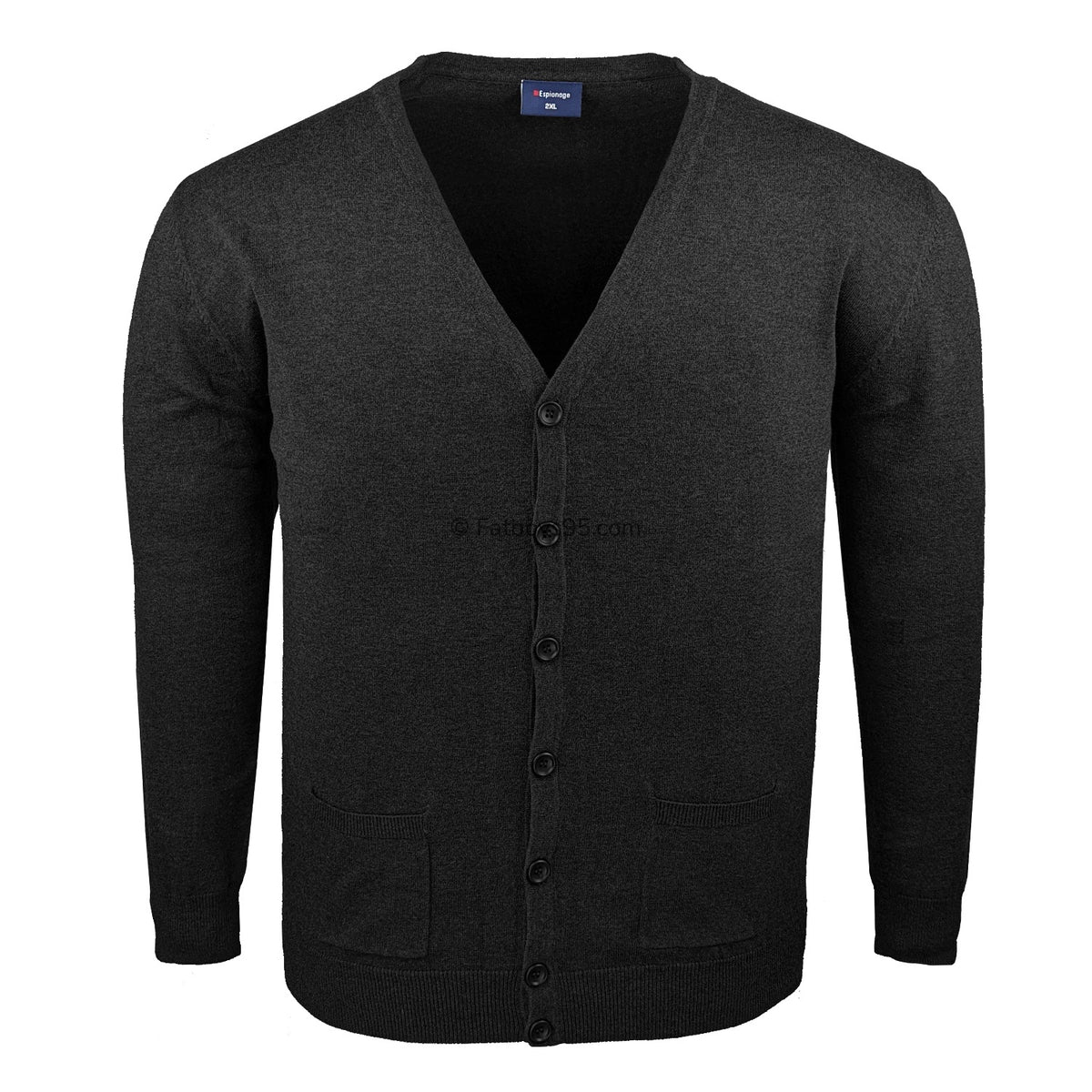 Espionage Cardigan - KW029 - Black 1