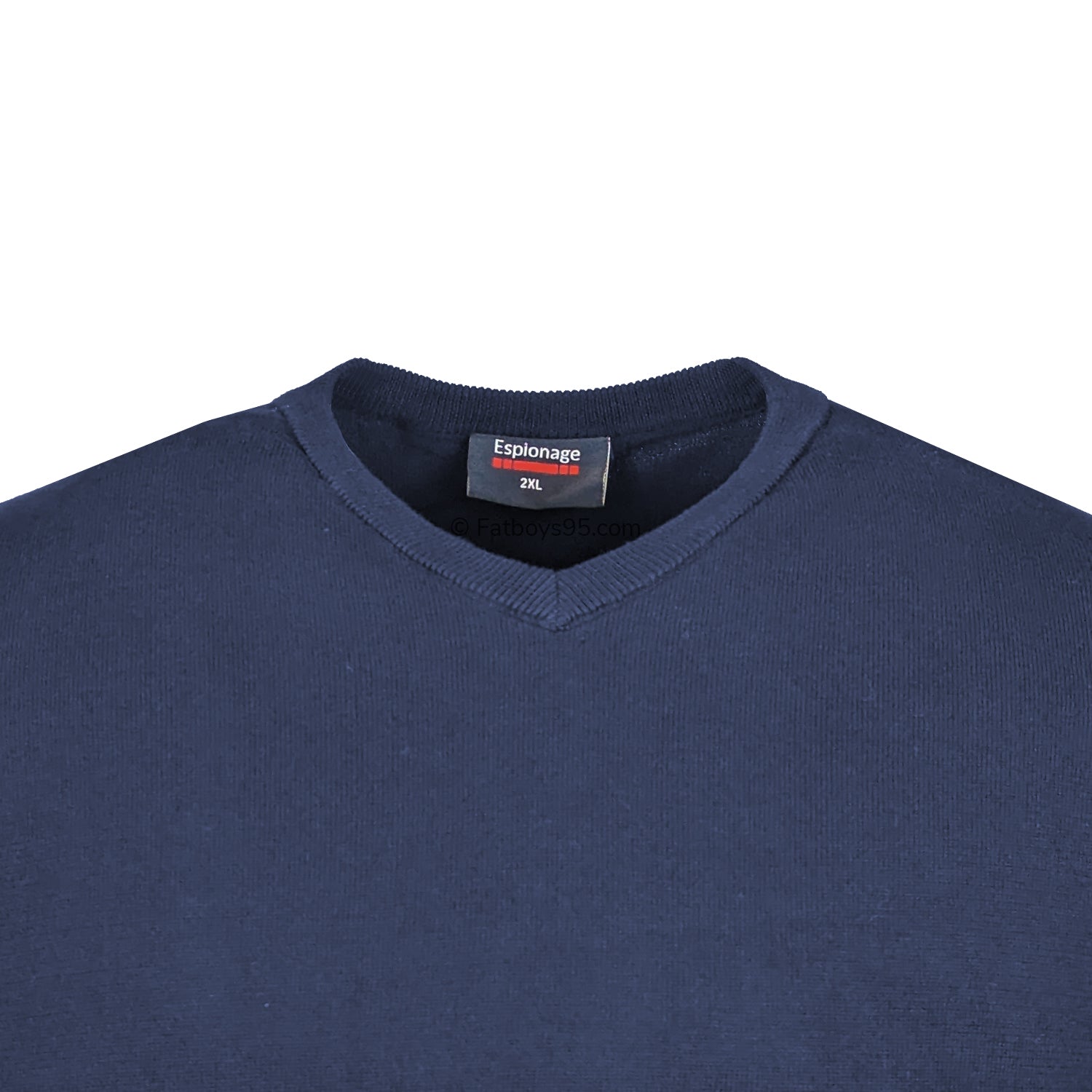 Espionage V Neck Pullover - KW031 - Navy 2