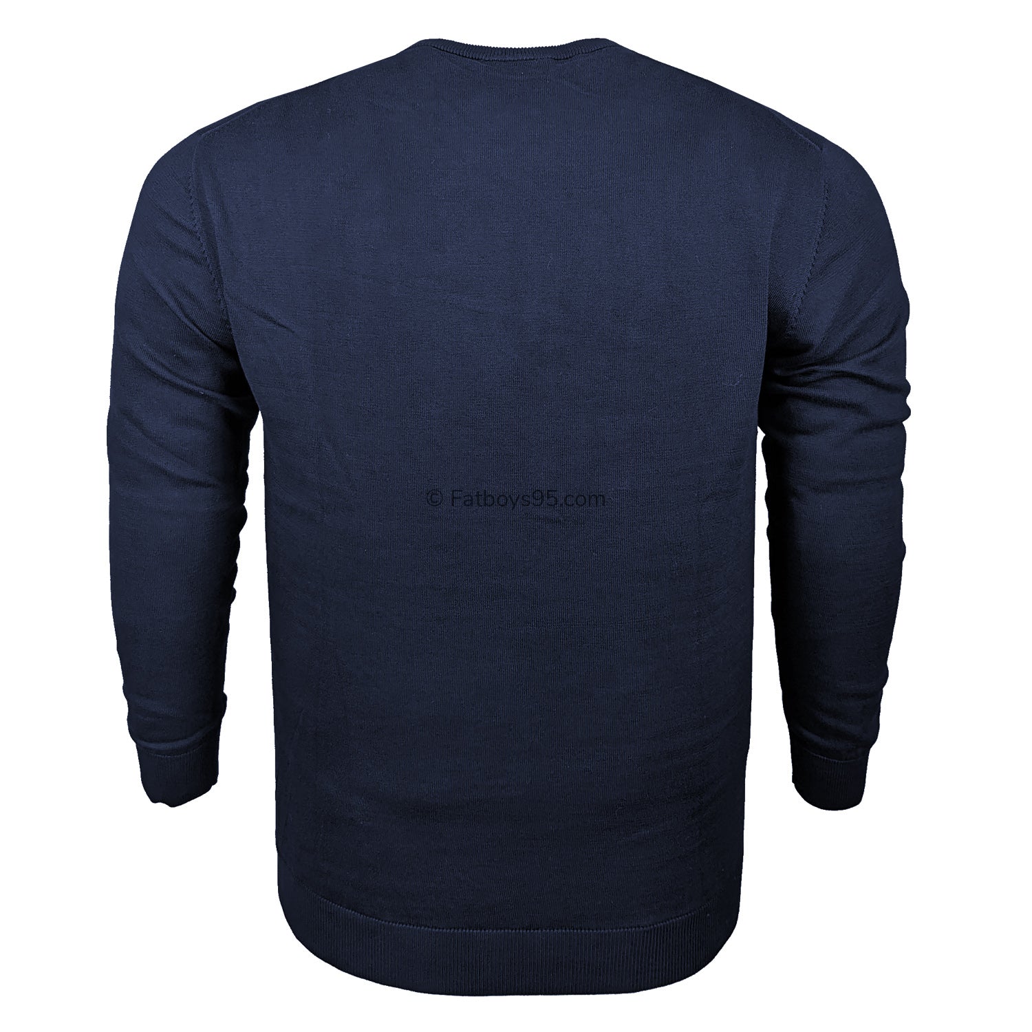 Espionage V Neck Pullover - KW031 - Navy 3