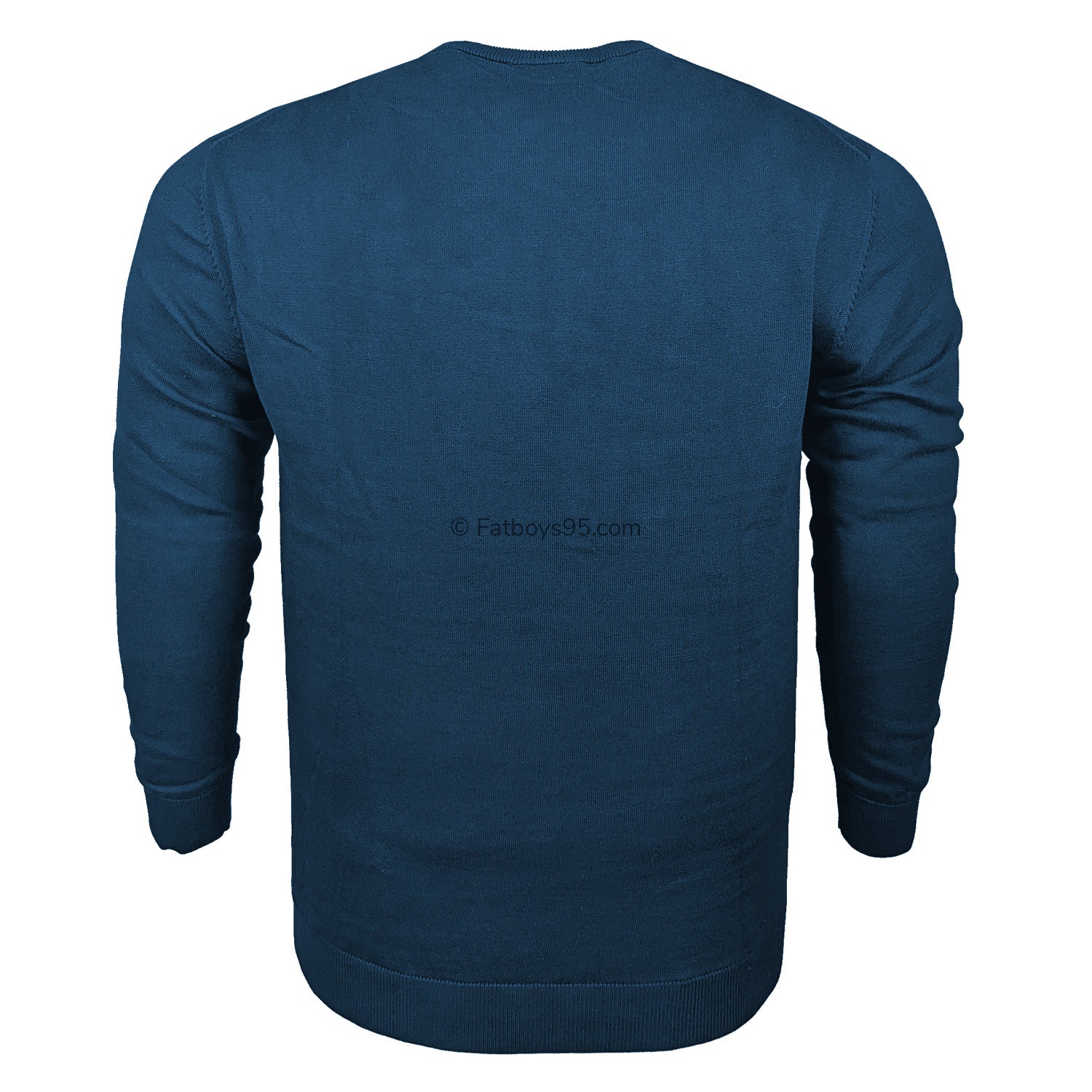 Espionage V Neck Pullover - KW031 - Teal 3