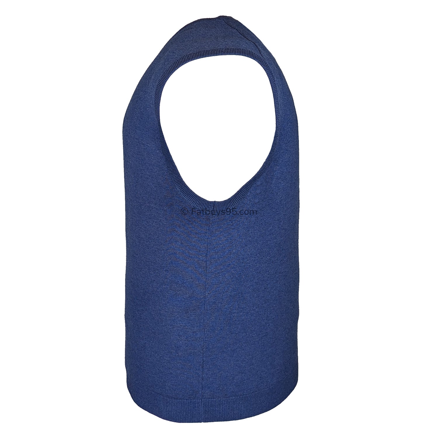 Espionage V Neck Sleeveless Pullover - KW032 - Denim 4