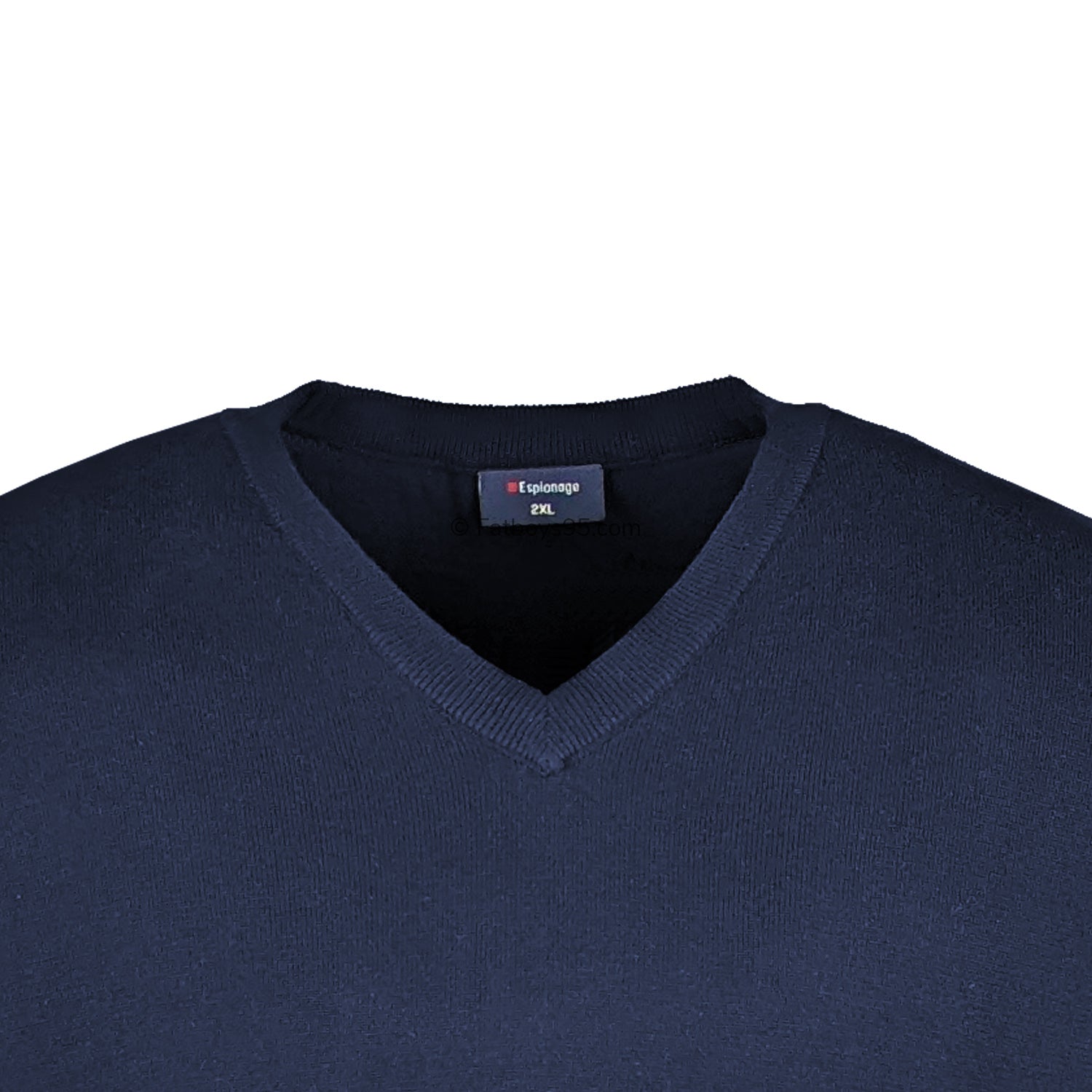 Espionage V Neck Sleeveless Pullover - KW032 - Navy 2