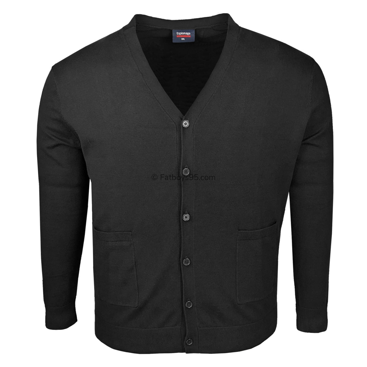 Espionage Cardigan - KW046 - Black 1