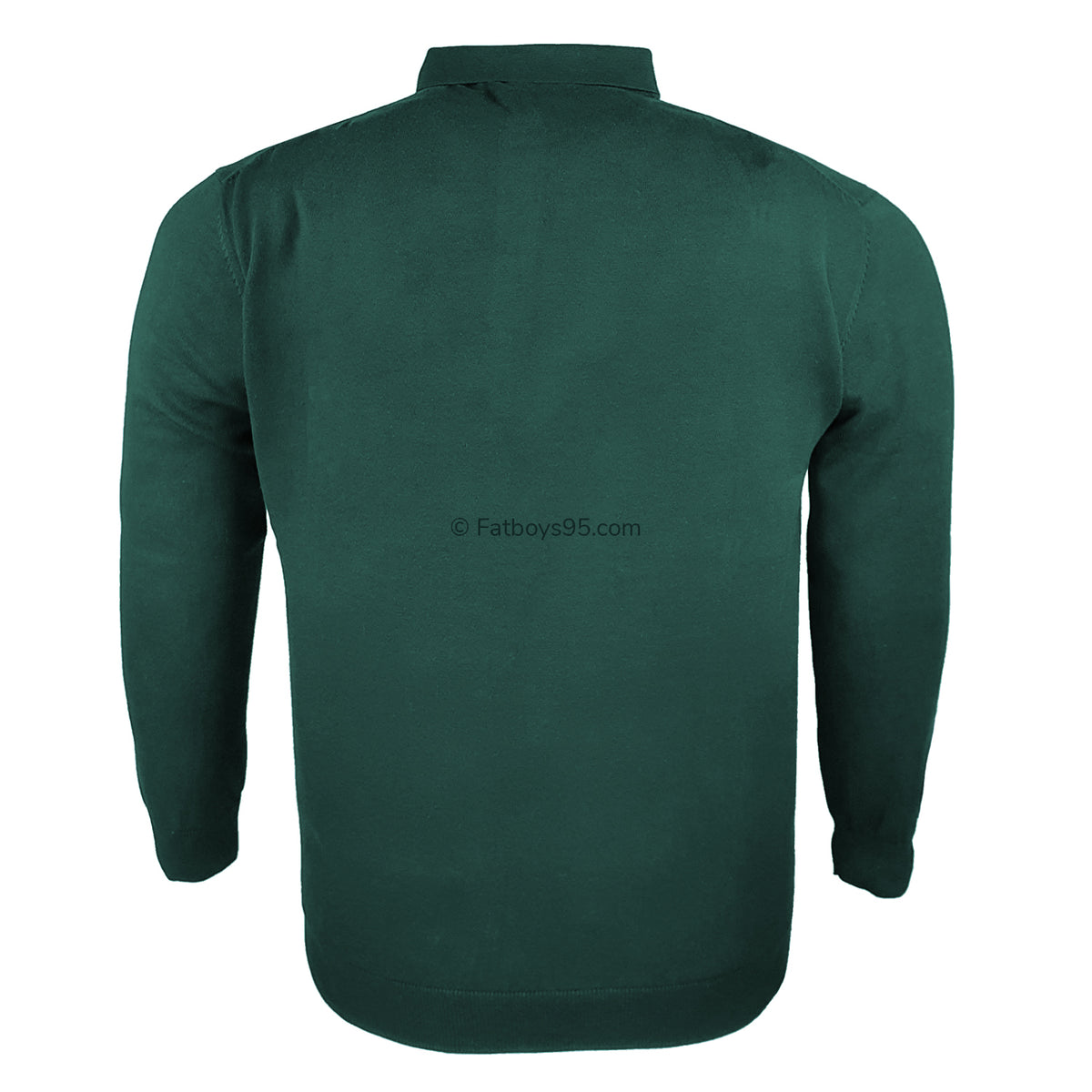 Espionage Long Sleeve Polo Jumper - KW058 - Green 3