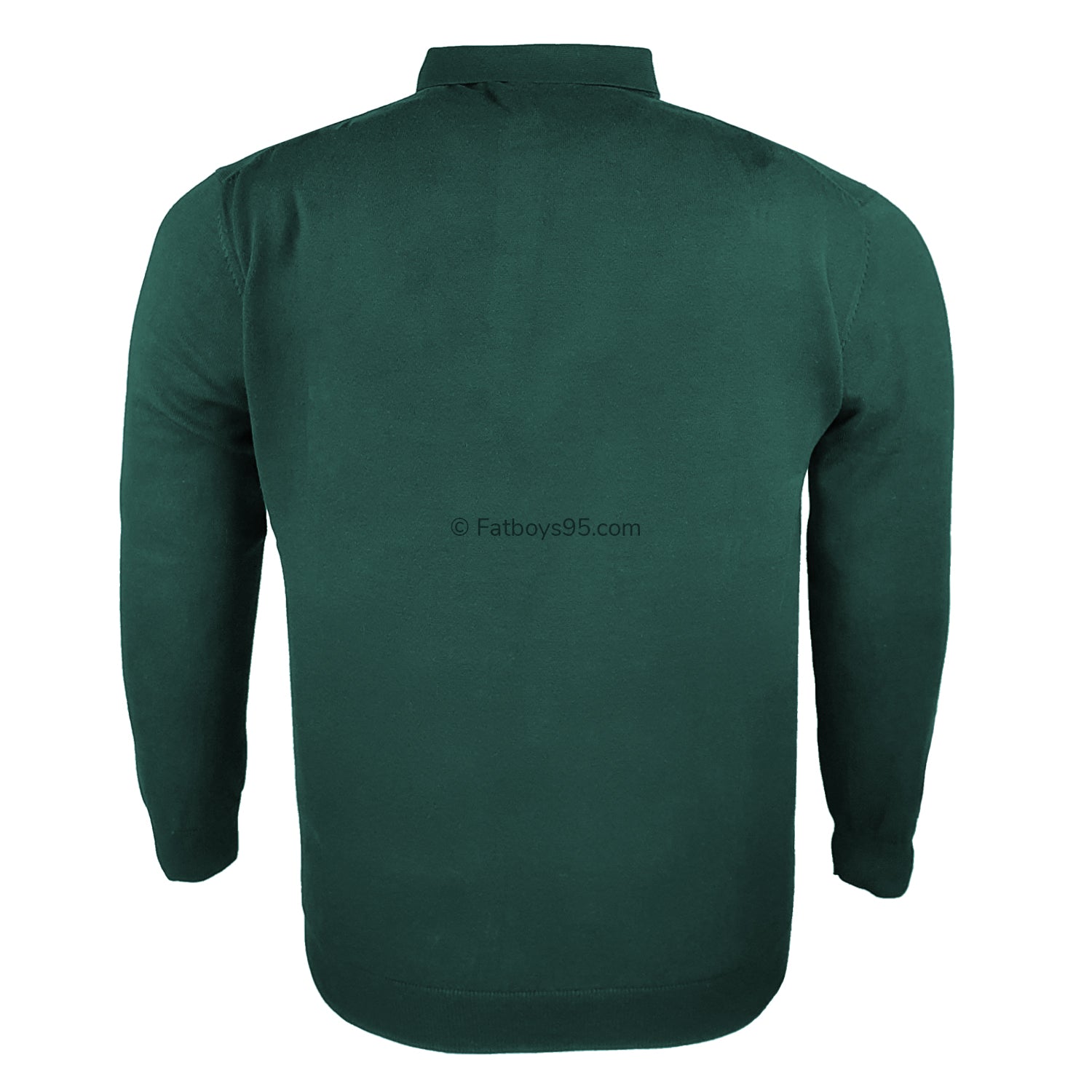 Espionage Long Sleeve Polo Jumper - KW058 - Green 3