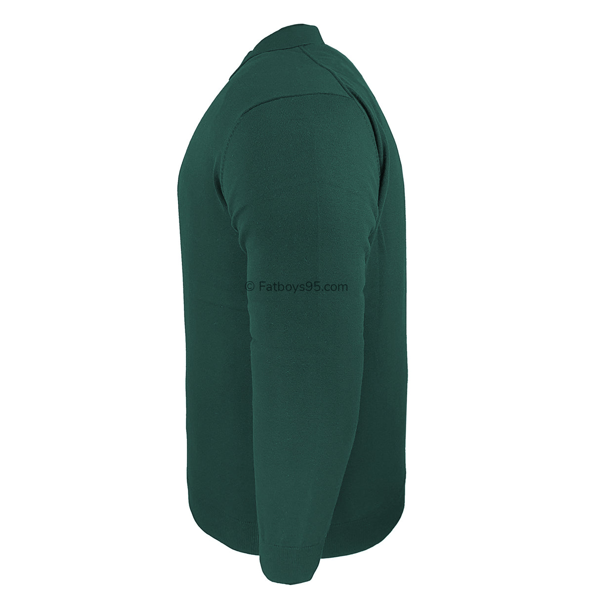 Espionage Long Sleeve Polo Jumper - KW058 - Green 4