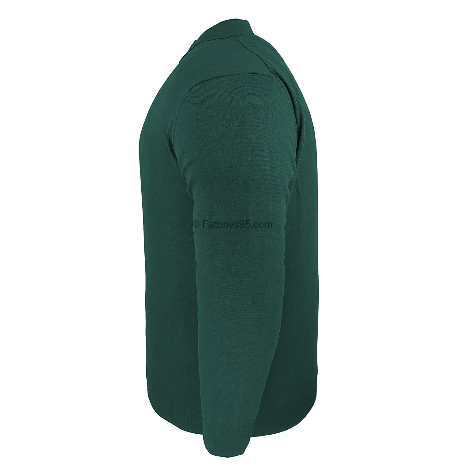 Espionage Long Sleeve Polo Jumper - KW058 - Green 4