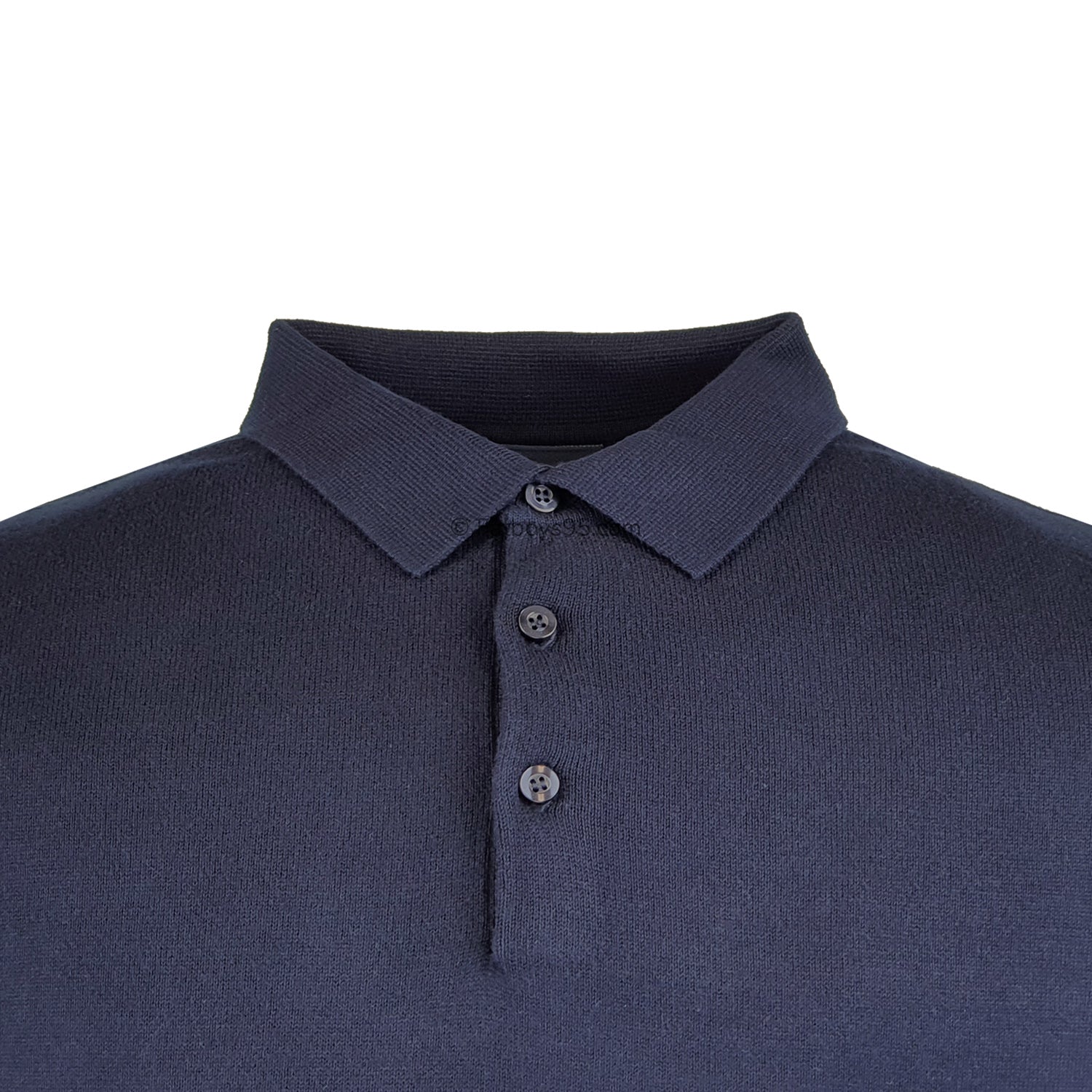 Espionage Long Sleeve Polo Jumper - KW058 - Navy 2