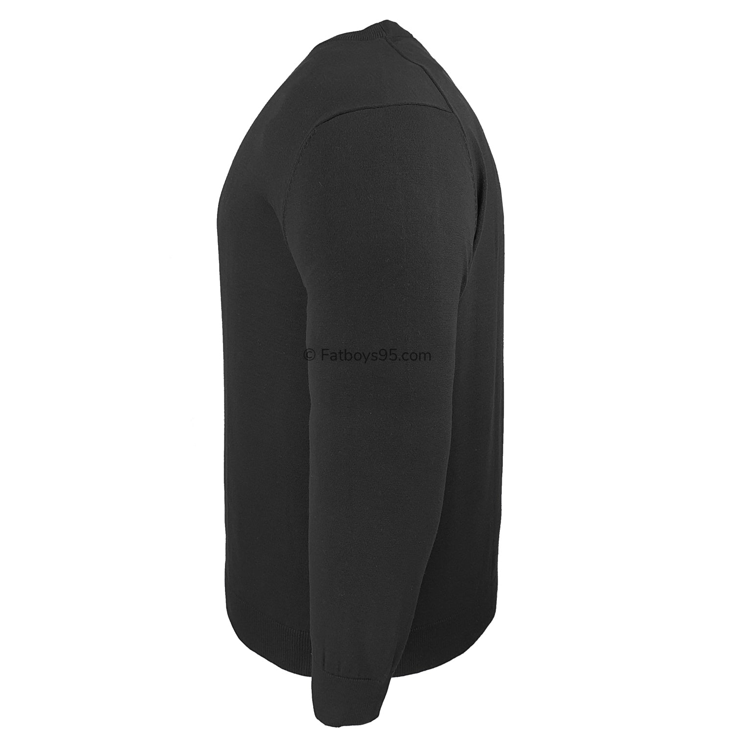 Espionage Crew Neck Pullover - KW060 - Black 4