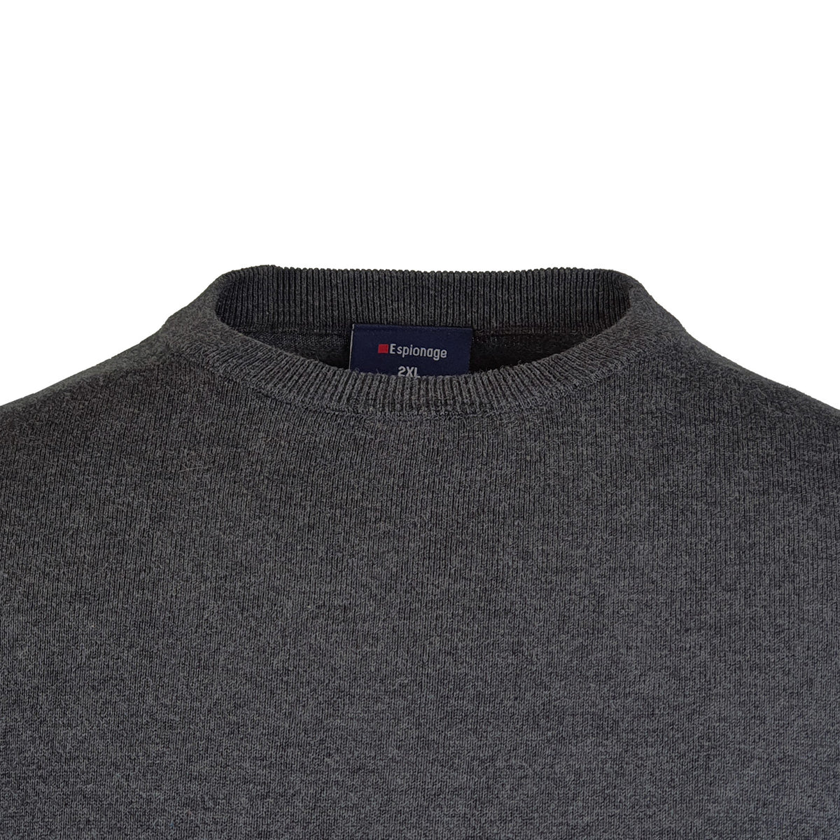 Espionage Crew Neck Pullover - KW060 - Charcoal 2