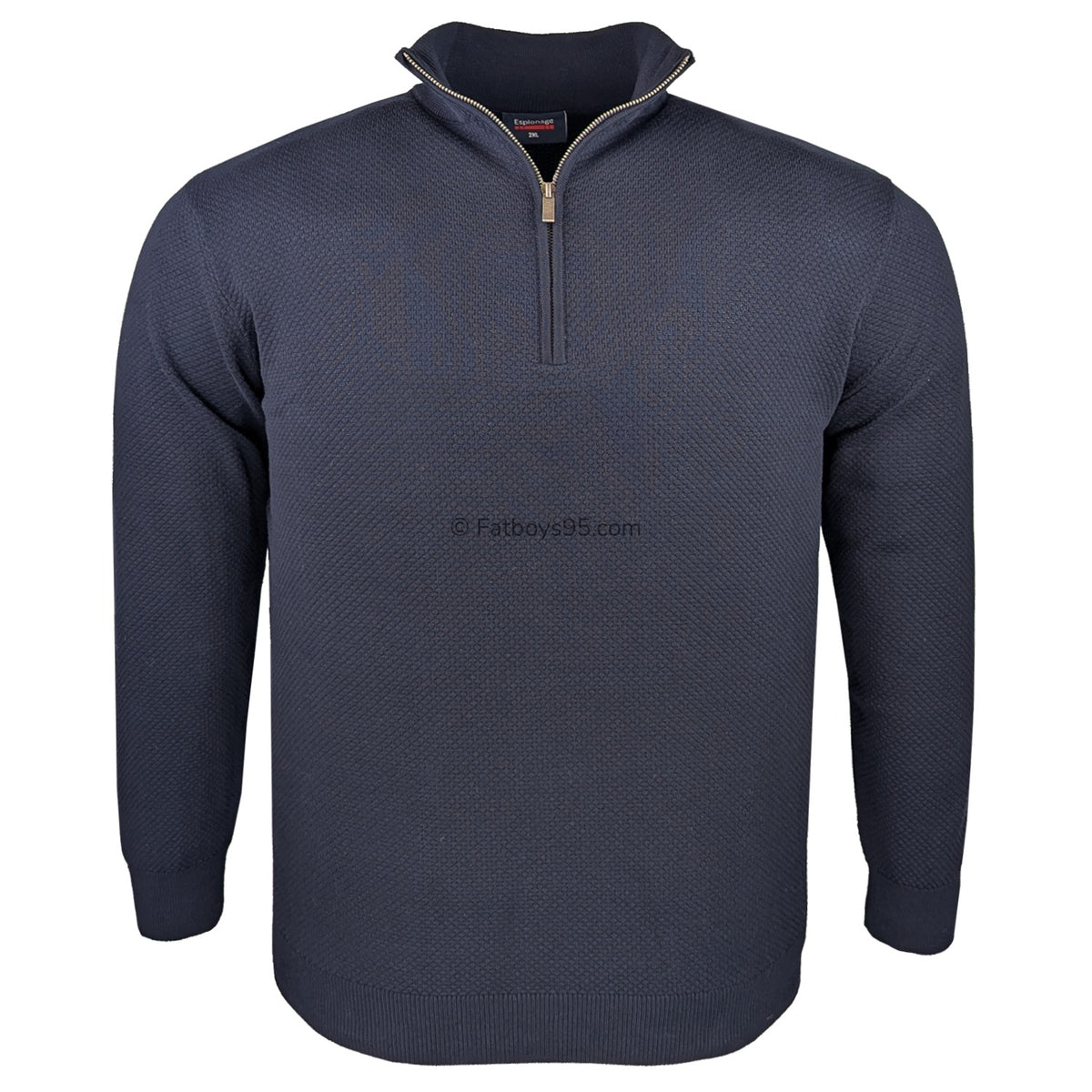 Espionage 1/4 Zip Jumper - KW077 - Navy 1