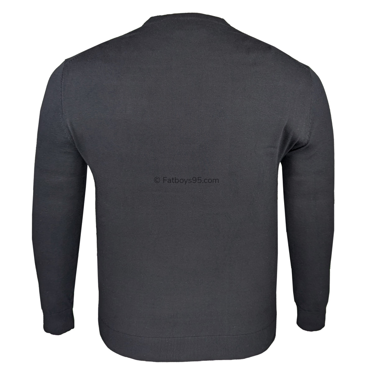 Espionage Crew Neck Pullover - KW078 - Black 3