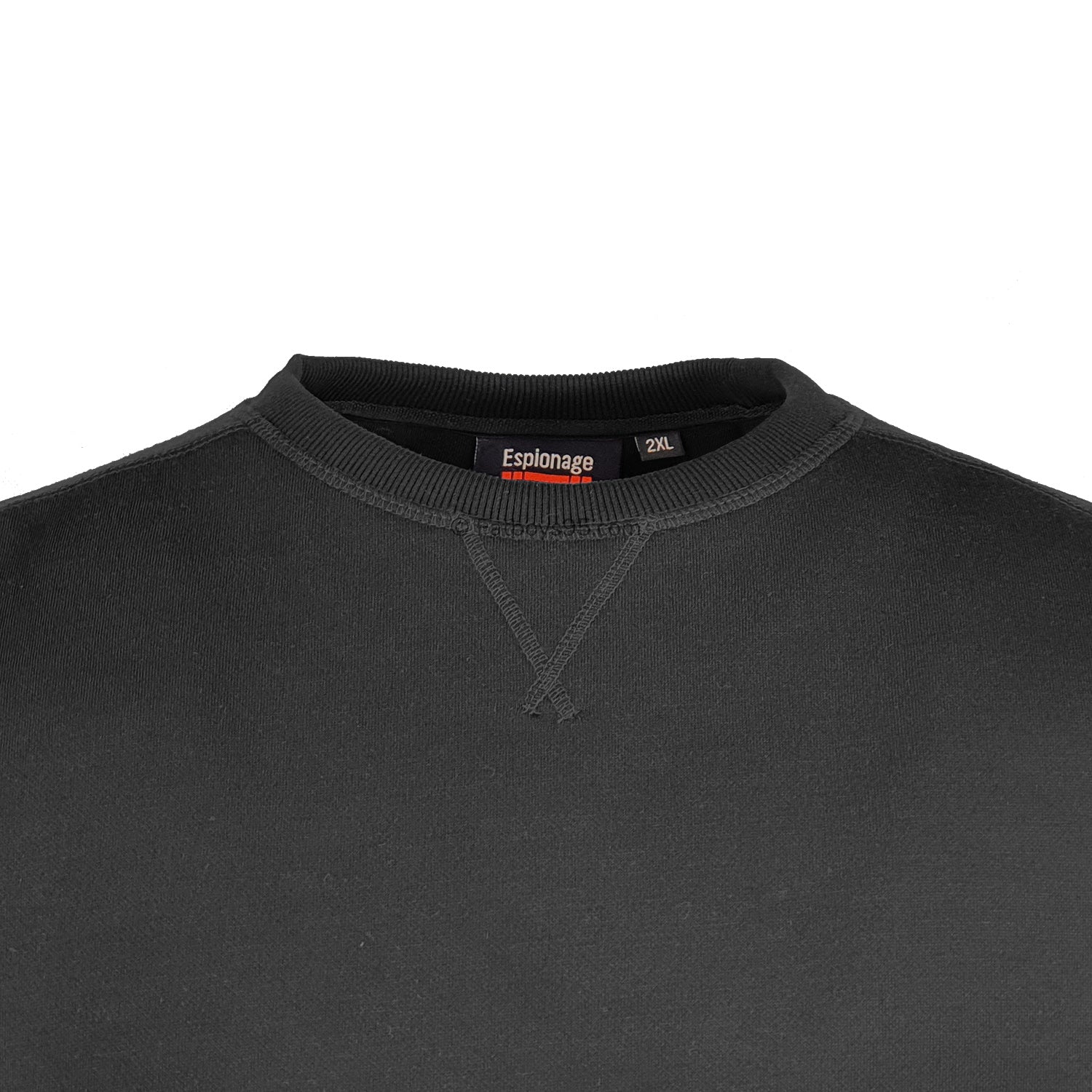 Espionage Plain Sweatshirt - LW016A - Black 2