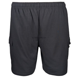Espionage Jersey Cargo Shorts - LW115 - Black - 2XL