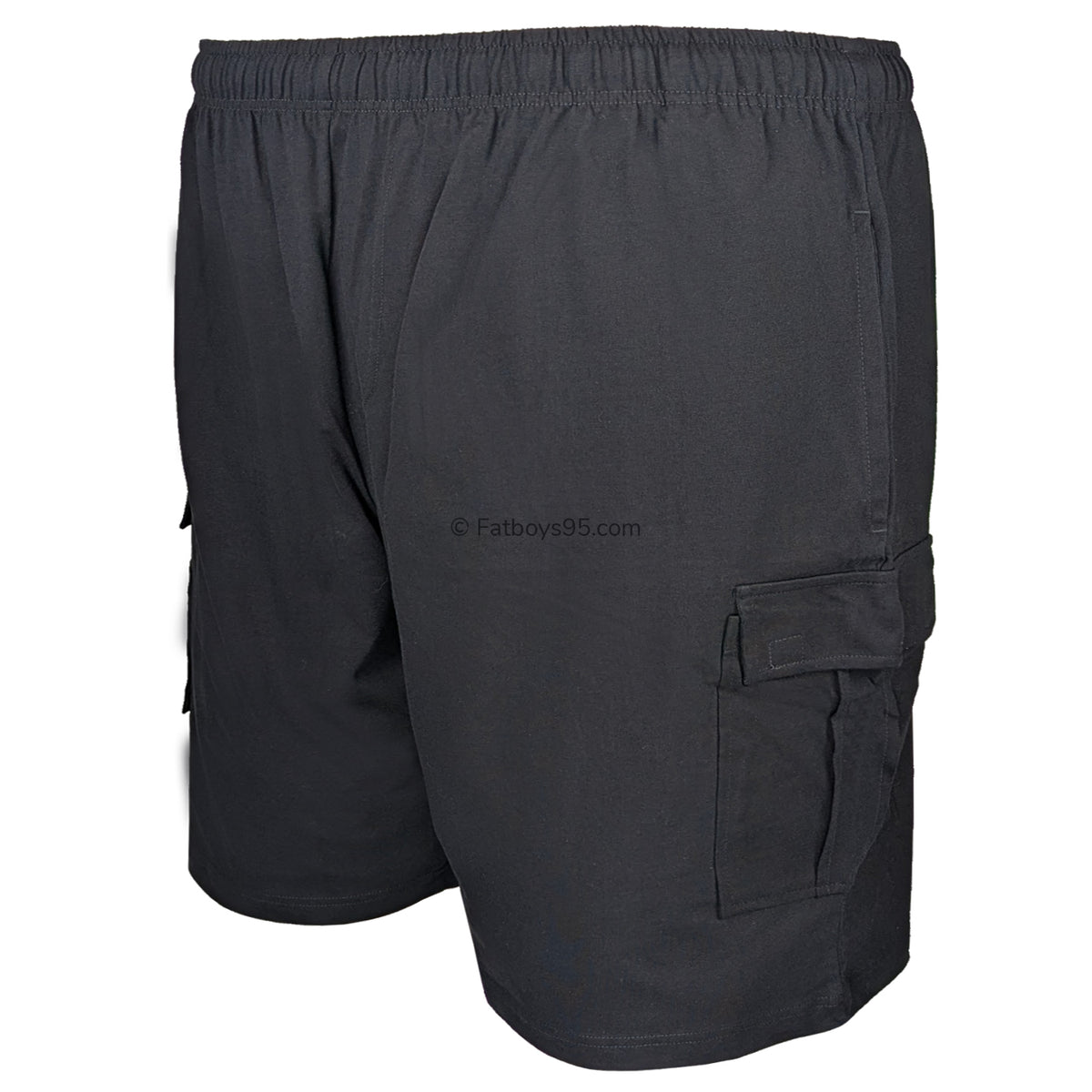 Espionage Jersey Cargo Shorts - LW115 - Black 2