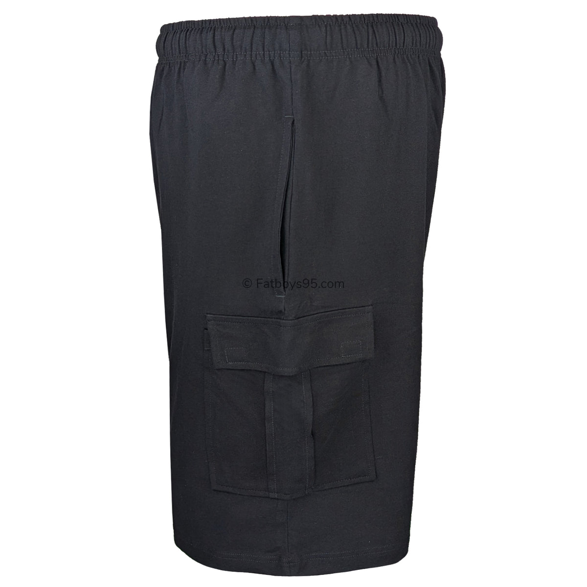 Espionage Jersey Cargo Shorts - LW115 - Black 3
