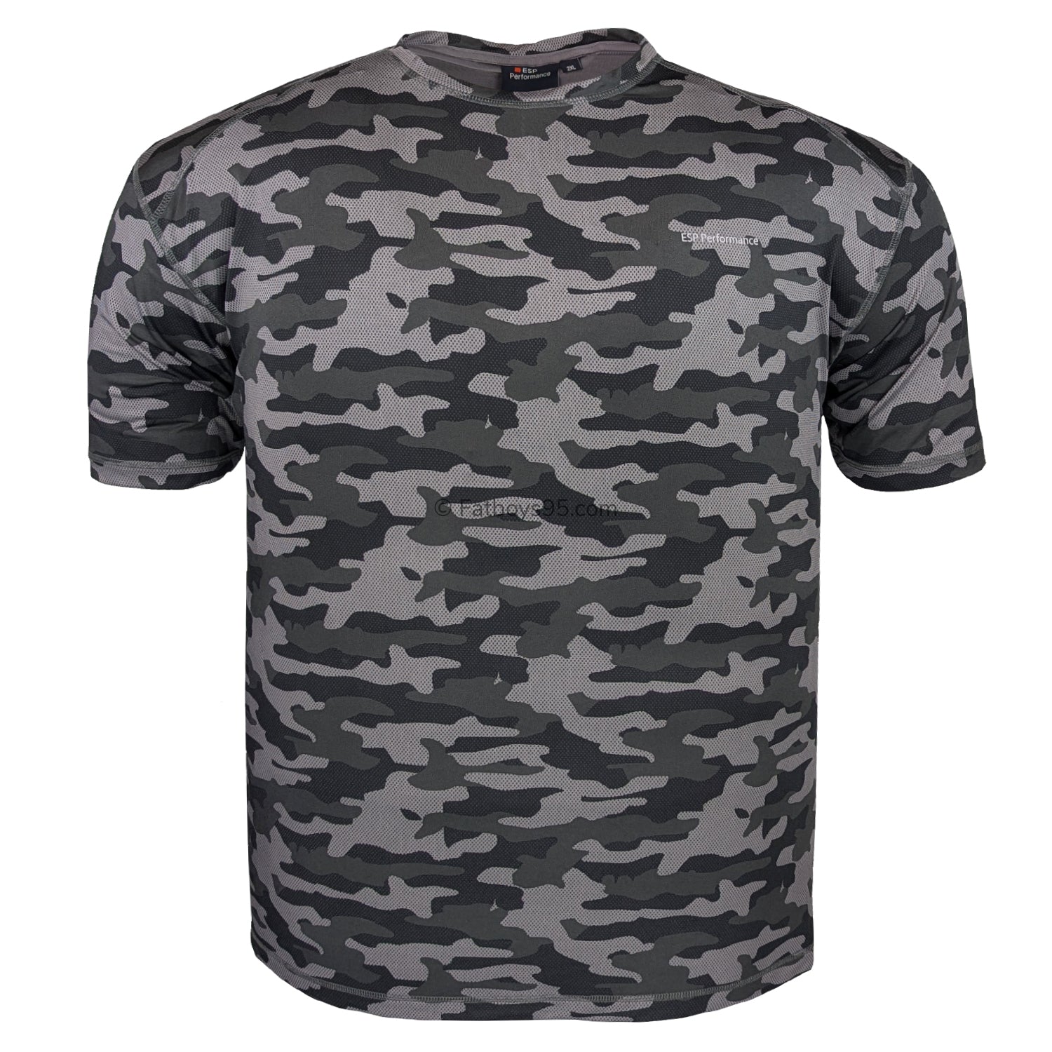 Espionage Performance Tee - LW135 - Grey Camo 1