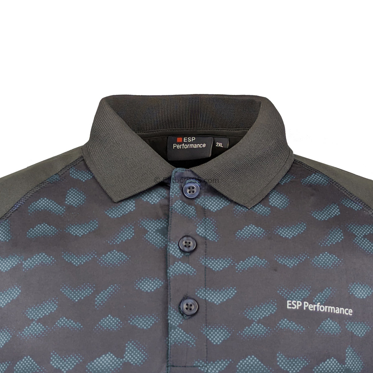 Espionage Performance Polo - LW156 - Black / Green 2