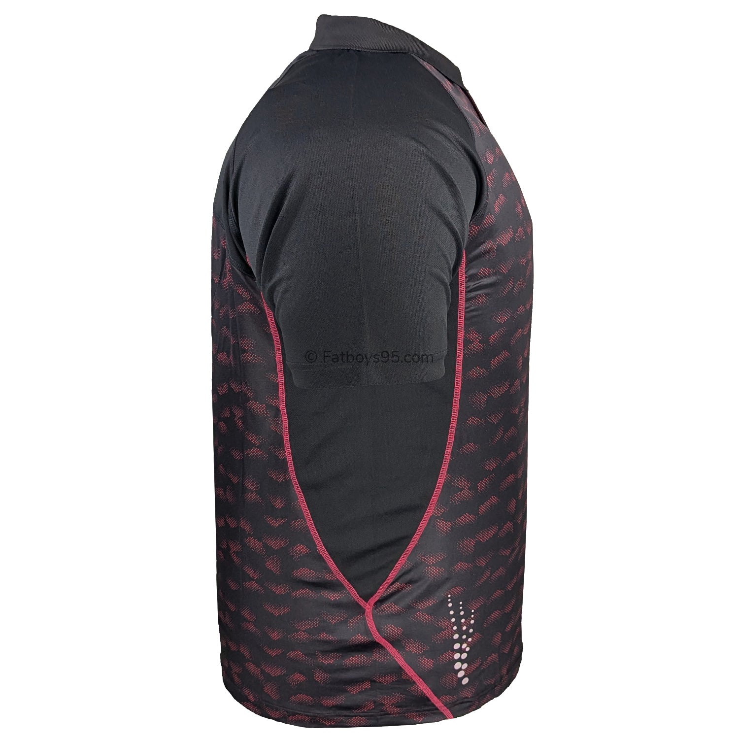 Espionage Performance Polo - LW156 - Black / Red 5