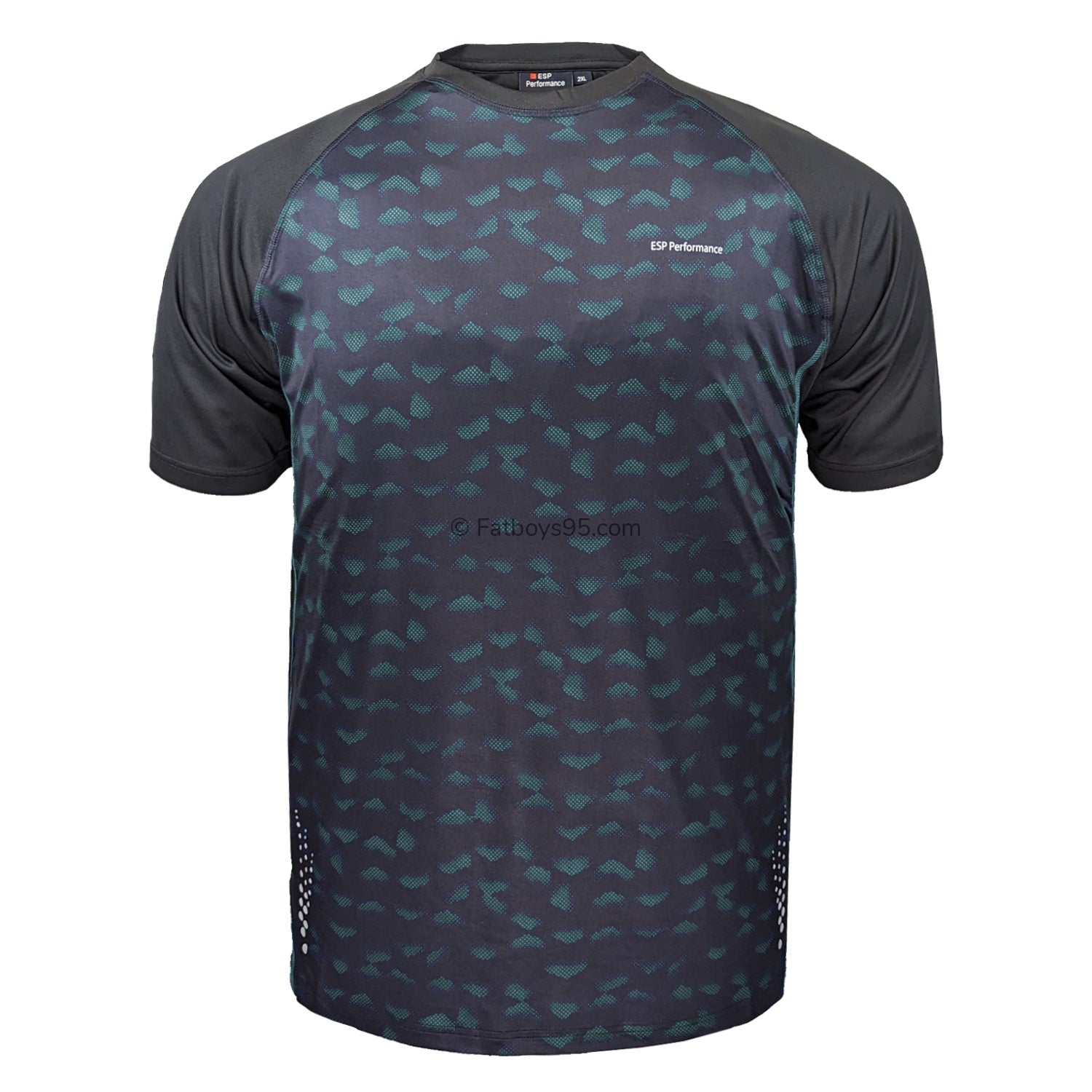 Espionage Performance T-Shirt - LW157 - Black / Green 1