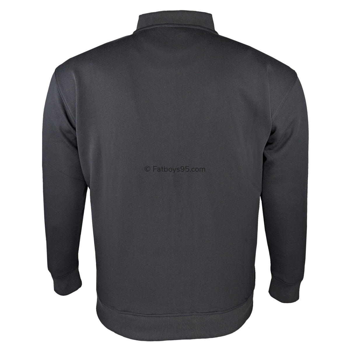 Espionage Full Zip Mandarin Collar Sweatshirt - LW172 - Black 3