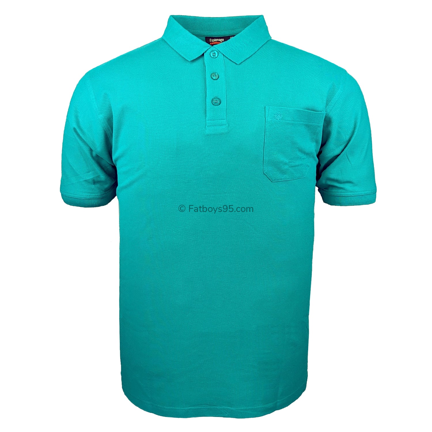 Espionage Plain Polo - P074A - Jade 1