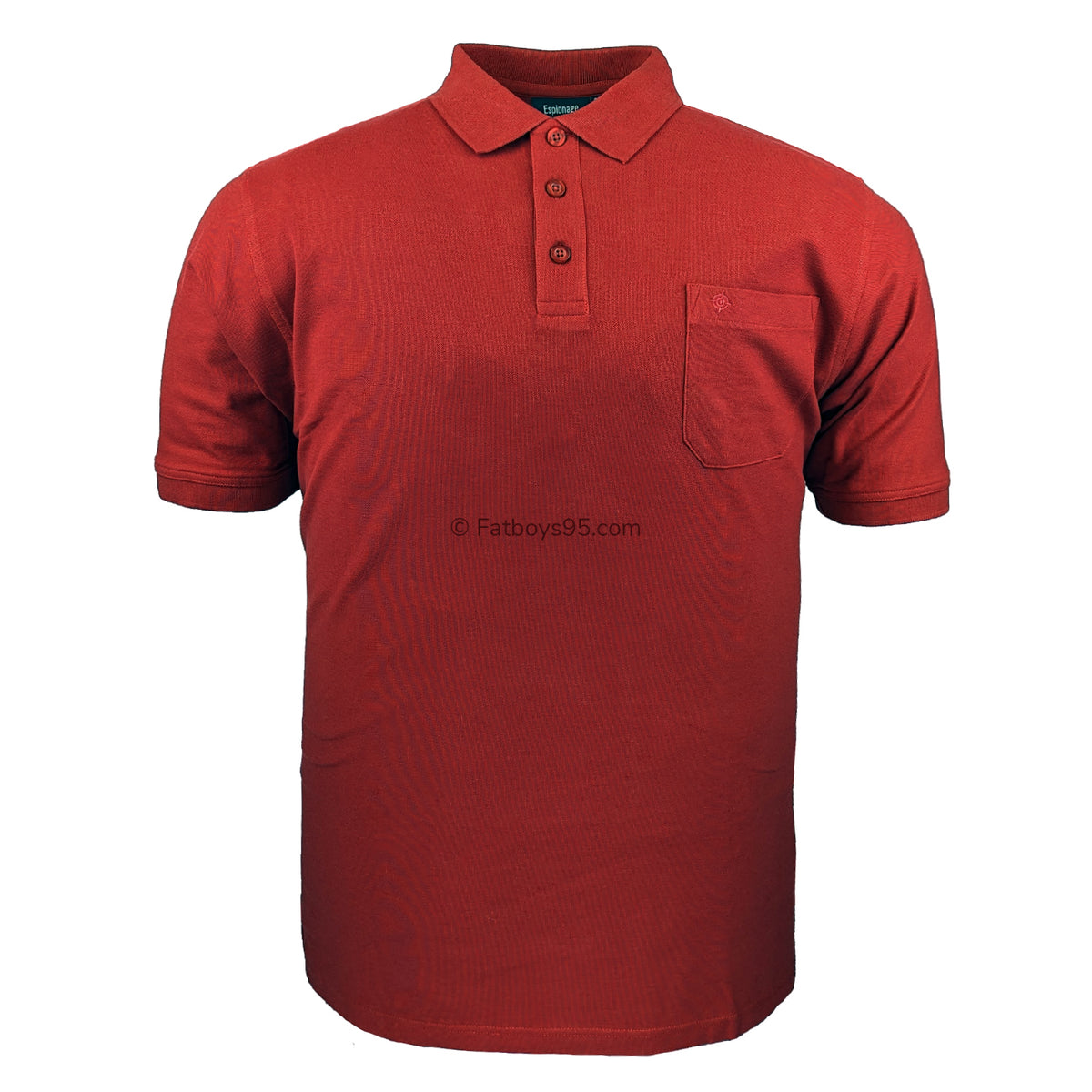 Espionage Plain Polo - P074A - Terracotta 1