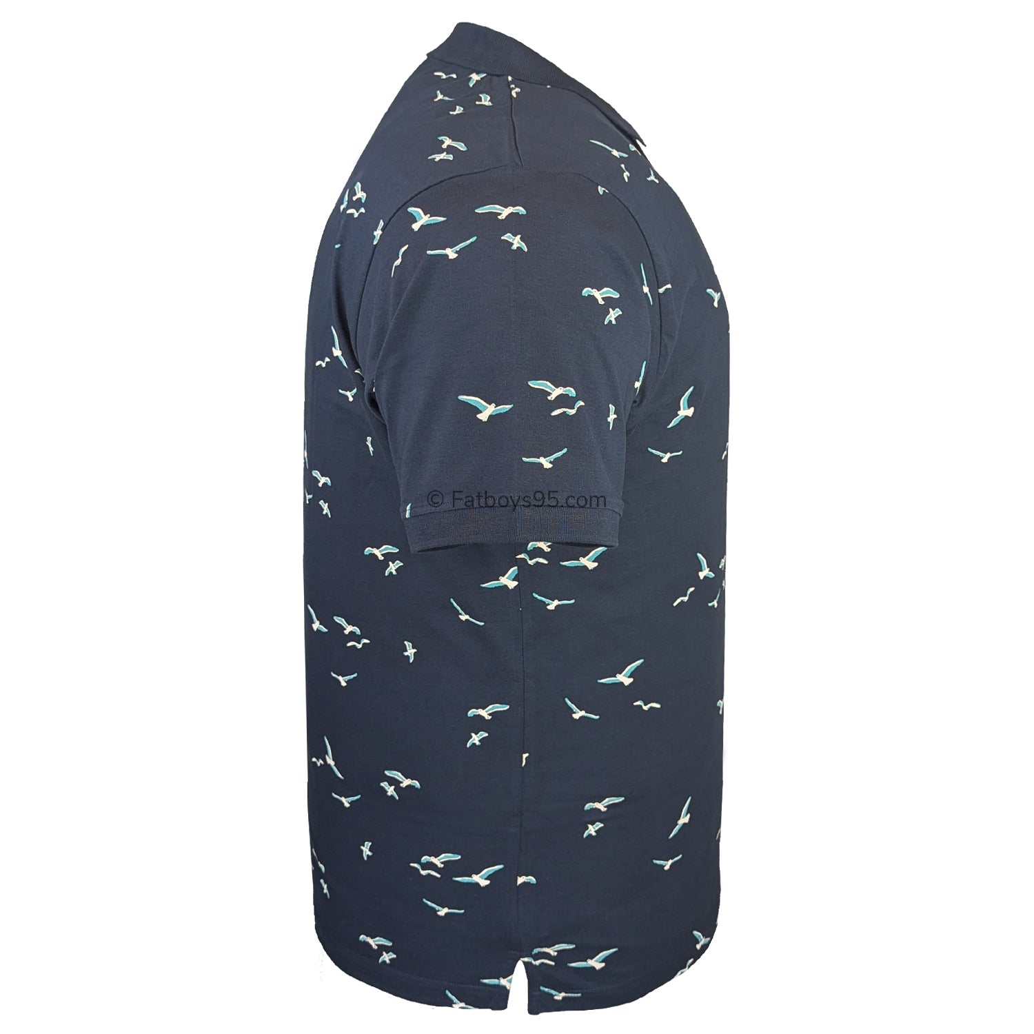 Espionage Gull Print Polo - P185 - Navy 5
