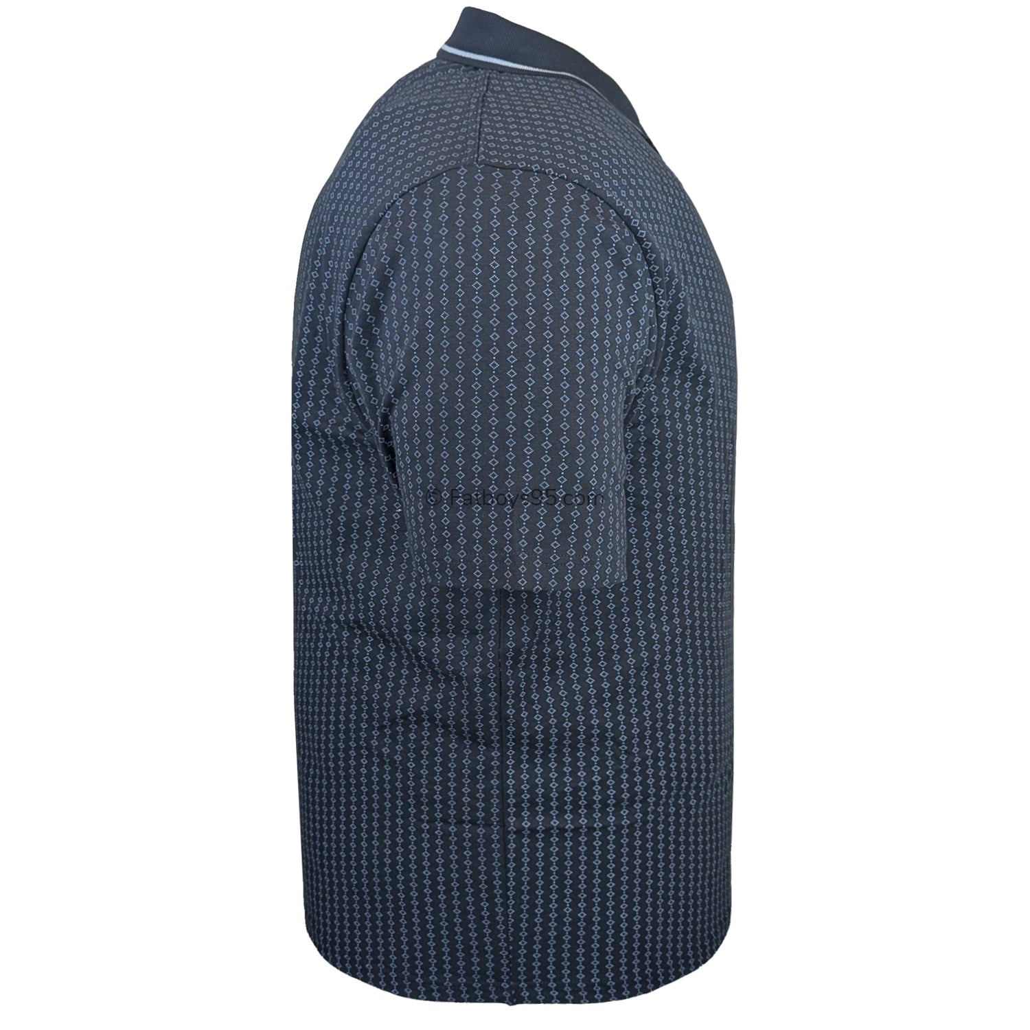 Espionage Diamond Jersey Polo - P189 - Navy / Blue 5