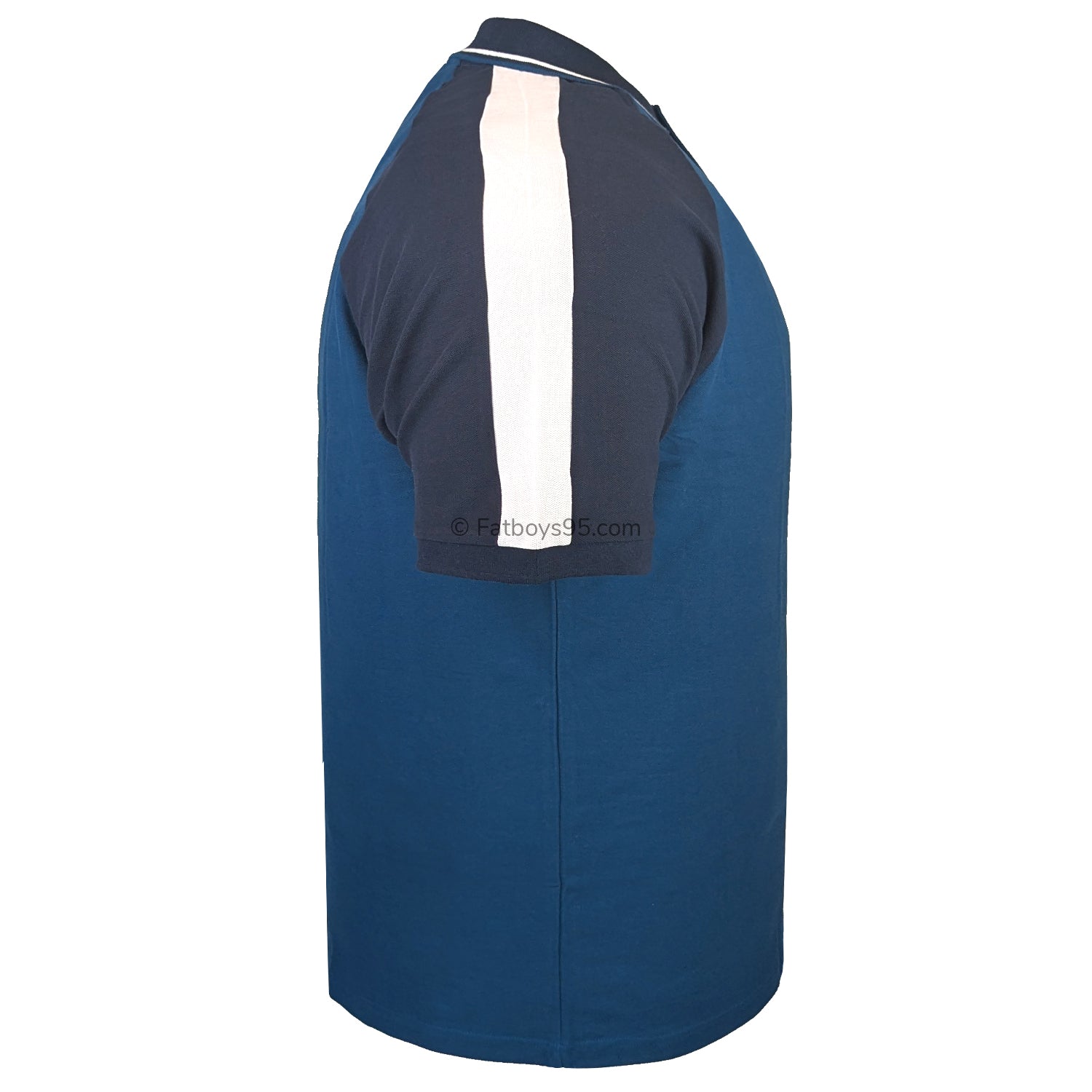 Espionage Cut & Sew Polo - P190 - Deep Teal / Navy 5
