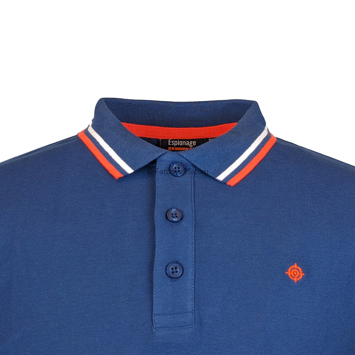 Espionage Tipped Polo - P199 - Denim 2