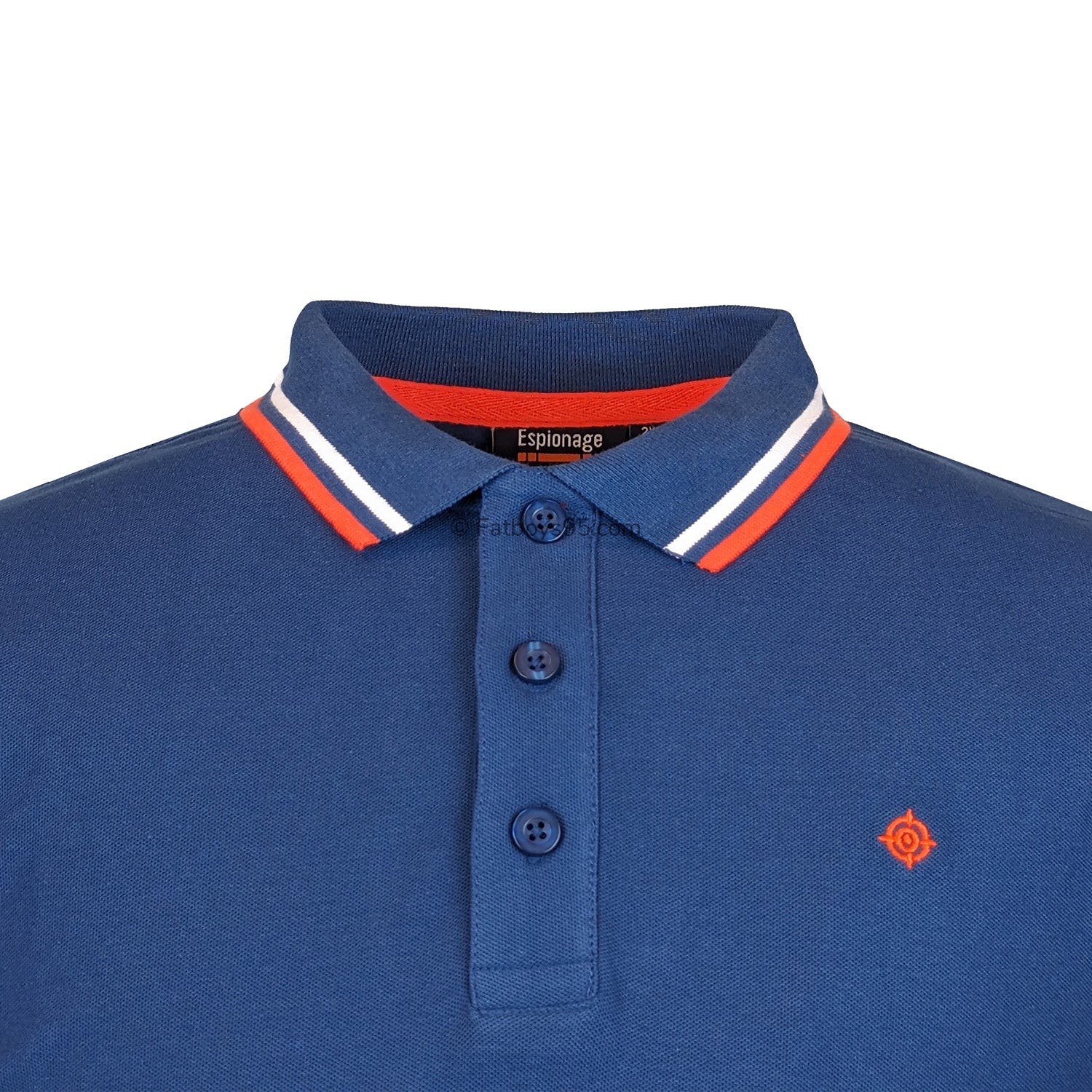 Espionage Tipped Polo - P199 - Denim 2