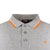 Espionage Tipped Polo - P205 - Silver 2