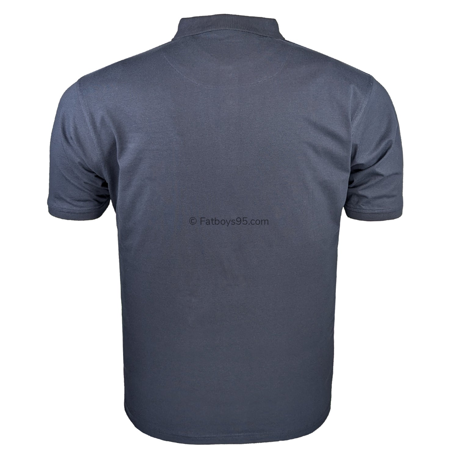 Espionage Geo Front Panel Jersey Polo - P230 - Navy 3