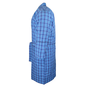 Espionage Woven Yarn Dyed Gown - PJ060 - Blue Check 3