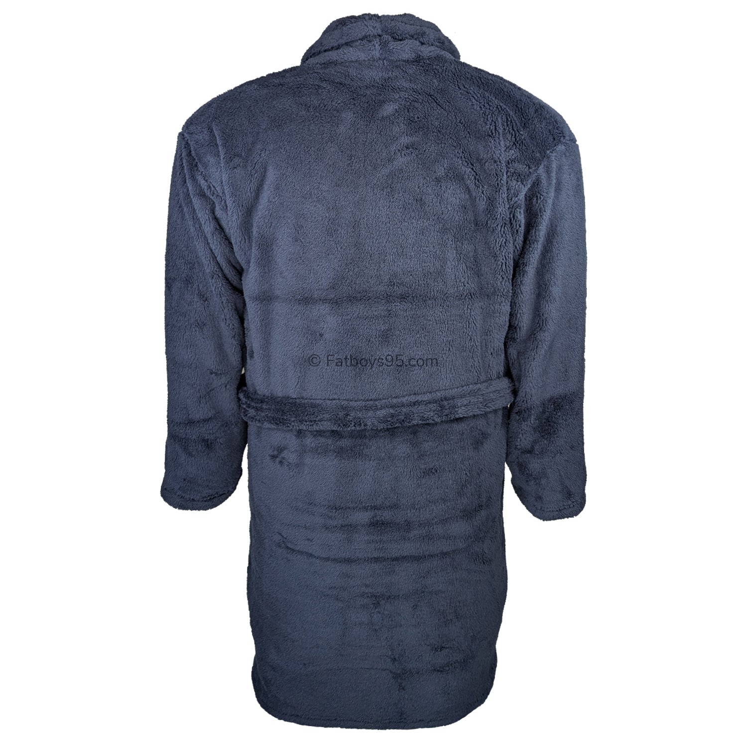 Espionage Fleece Dressing Gown - PJ068 - Navy 3
