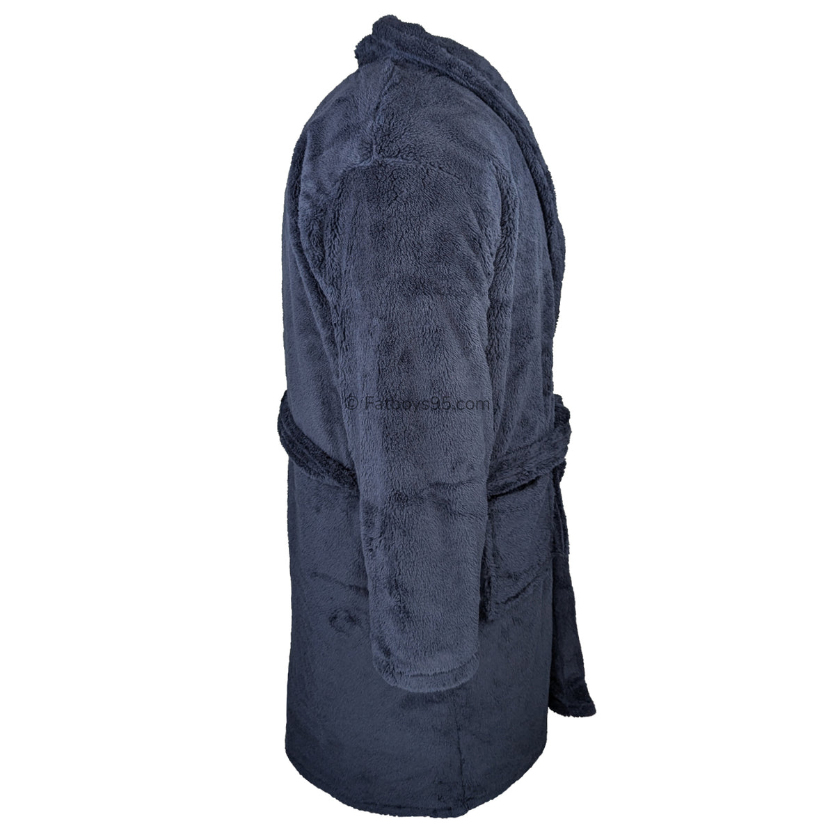 Espionage Fleece Dressing Gown - PJ068 - Navy 5
