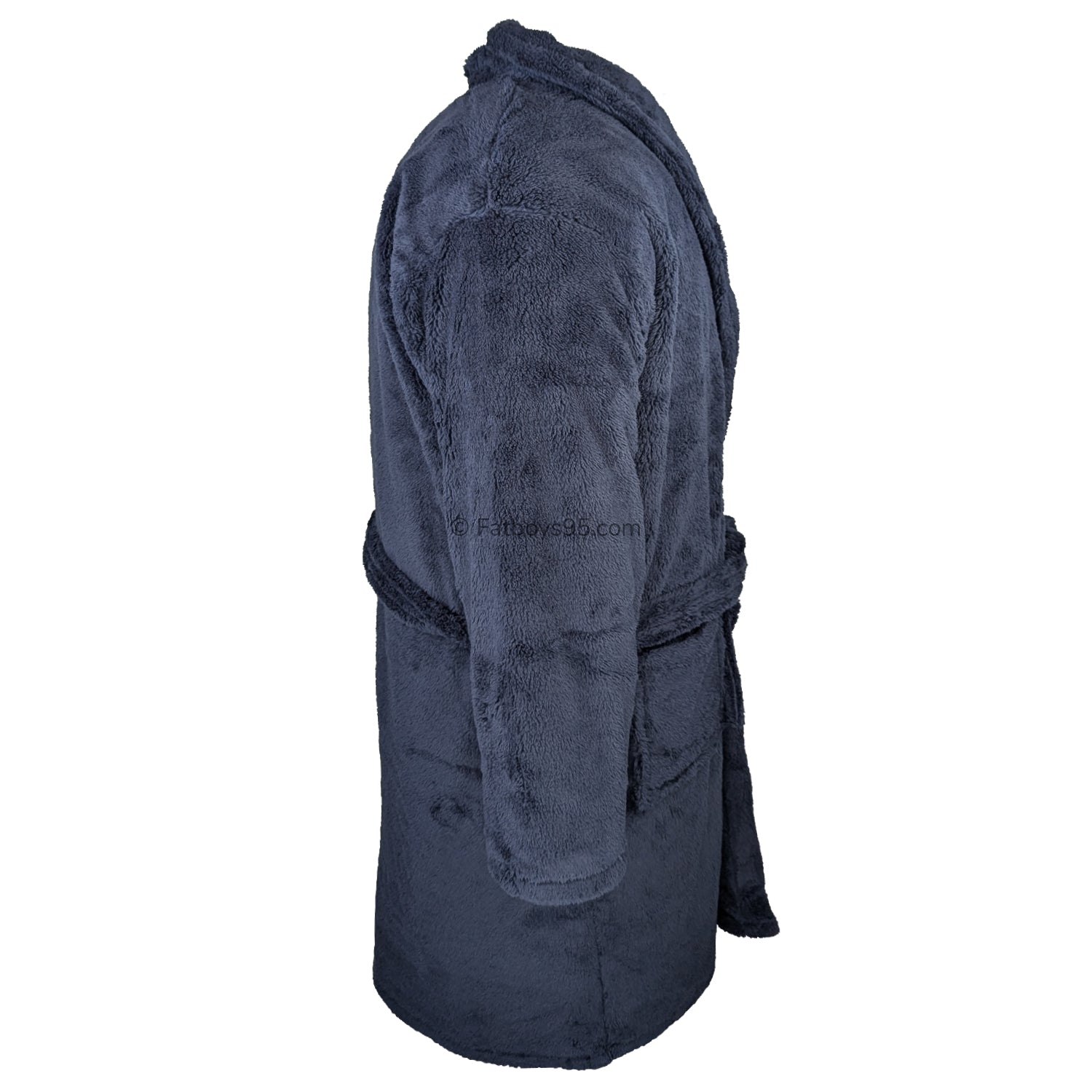 Espionage Fleece Dressing Gown - PJ068 - Navy 5