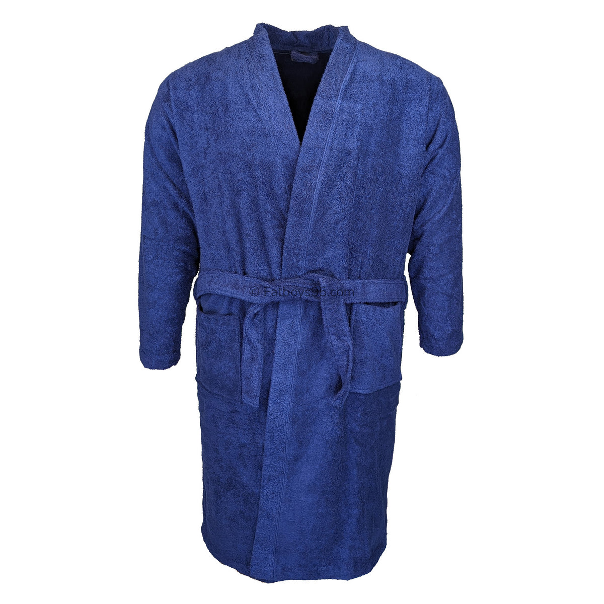 Espionage Dressing Gown - PJ093 - Navy 1